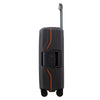 Pierre Cardin Cannes Clip Hard Shell Trolley Bag - Charcoal & Orange