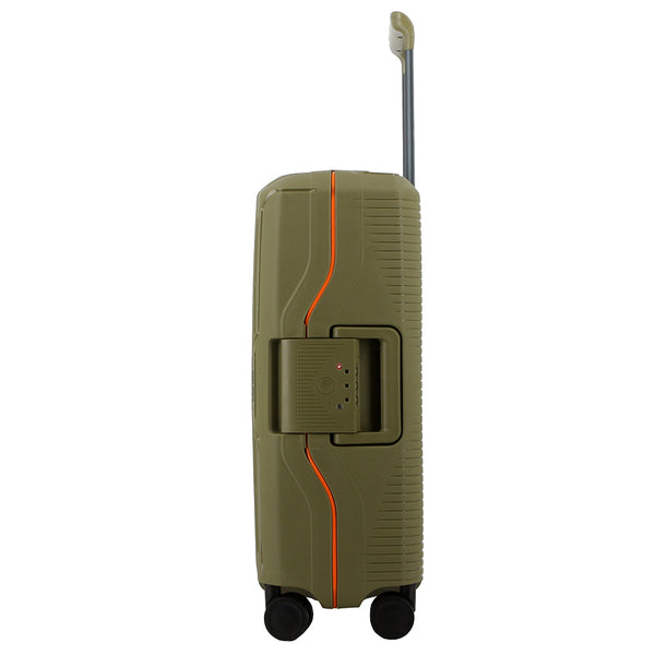 Pierre Cardin Cannes Clip Hard Shell Trolley Case - Green