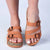 Alessio Asymetric 3 Strap - Orange