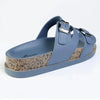 Alessio Asymetric 3 Strap - Petrol Blue