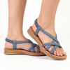Alessio Elastic Sandal - Blue