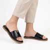 Alessio Flat Sandal - Black