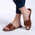 Alessio Flat Sandal - Tan