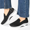 Alessio Fly Knit Slip On Sneaker - Black / White