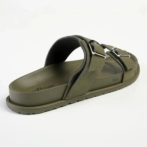 Alessio Jany Push in Sandal - Olive