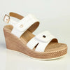 Alessio Ladies Fashion Wedge - White
