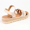 Alessio Multi Wedge Sandals - Pink