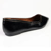 Alessio Pointy Toe Ballerina Flats - Black