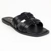 Alessio Push In Sandal - Black