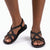 Alessio Strappy Sandal - Black