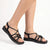 Alessio Strappy Sandal - Black