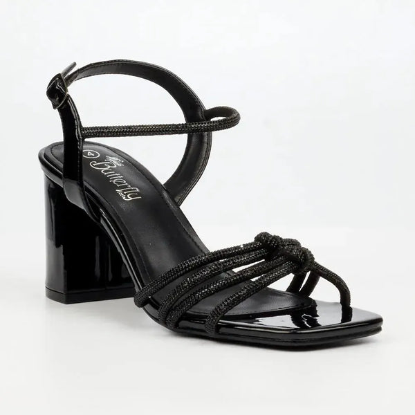 Butterfly Candi 1 Heel - Black