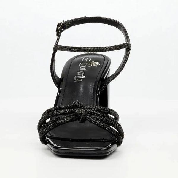 Butterfly Candi 1 Heel - Black