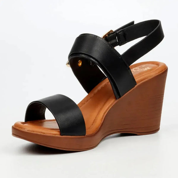 Butterfly Feet Allora 4 Wedge - Black