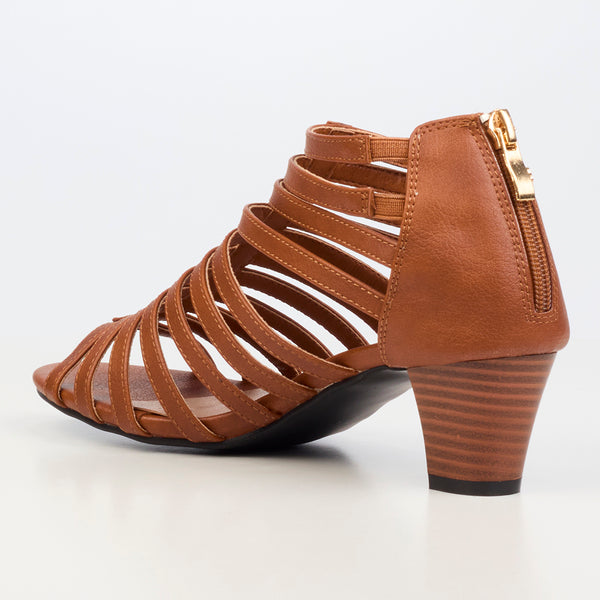 Butterfly Feet Carol 2 Caged Sandals - Tan