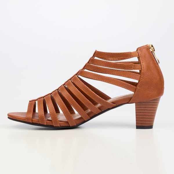 Butterfly Feet Carol 2 Caged Sandals - Tan