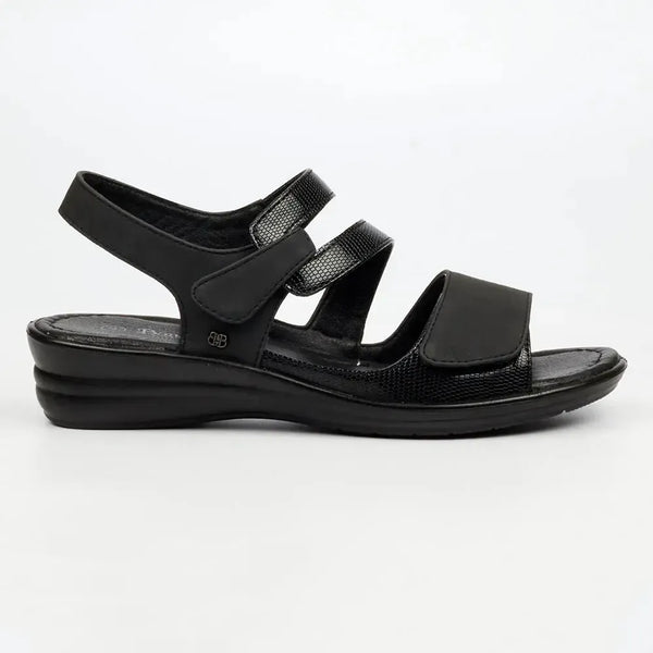 Butterfly Feet Chrissy 4 Wedge Sandal - Black