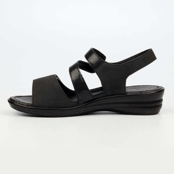 Butterfly Feet Chrissy 4 Wedge Sandal - Black
