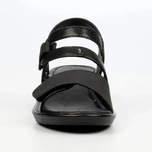 Butterfly Feet Chrissy 4 Wedge Sandal - Black