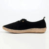 Butterfly Feet Dayna 1 Flat Sneaker - Black