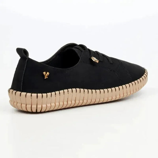 Butterfly Feet Dayna 1 Flat Sneaker - Black