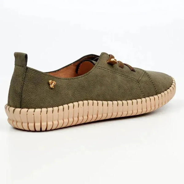 Butterfly Feet Dayna 1 Flat Sneaker - Oive
