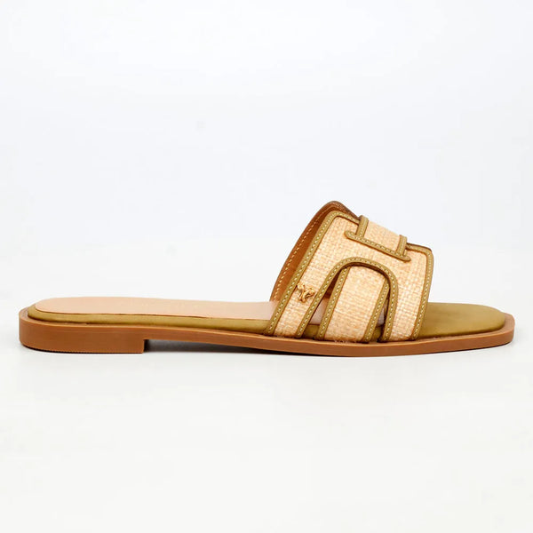 Butterfly Feet Dorey 7 Flat Sandals - Olive