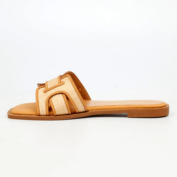 Butterfly Feet Dorey 7 Flat Sandals - Tan