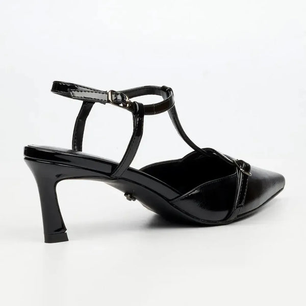 Butterfly Feet Elisha Closed Toe Slingback - Black