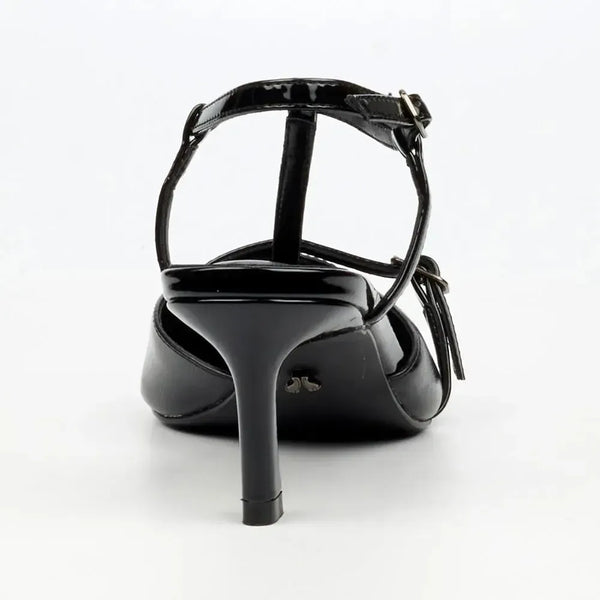 Butterfly Feet Elisha Closed Toe Slingback - Black