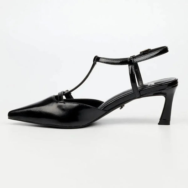 Butterfly Feet Elisha Closed Toe Slingback - Black