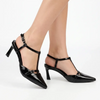 Butterfly Feet Elisha Closed Toe Slingback - Black