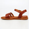 Butterfly Feet Ellie 11 Flat Strappy Sandal - Tan