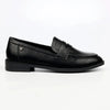 Butterfly Feet Emeree 1 Loafer With Saddle - Black