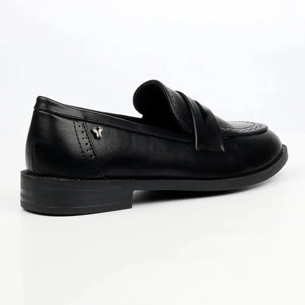Butterfly Feet Emeree 1 Loafer With Saddle - Black