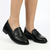 Butterfly Feet Emeree 1 Loafer With Saddle - Black