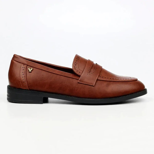 Butterfly Feet Emeree 1 Loafer With Saddle - Tan