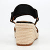Butterfly Feet Escada 1 Espadrille Wedge Sandals - Black