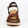 Butterfly Feet Escada 2 Wedge - Chocolate