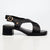Butterfly Feet Esmee 1 Block Heel Sandals - Black
