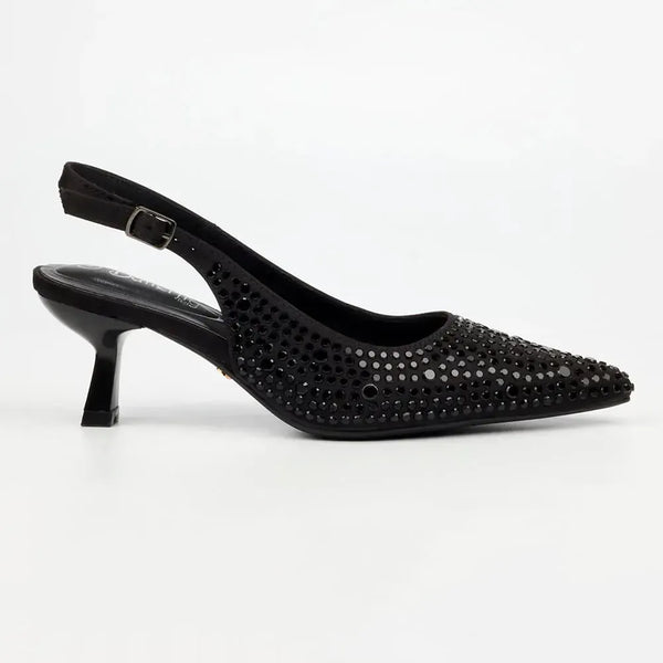 Butterfly Feet Estella Kitten 1 Heel - Black