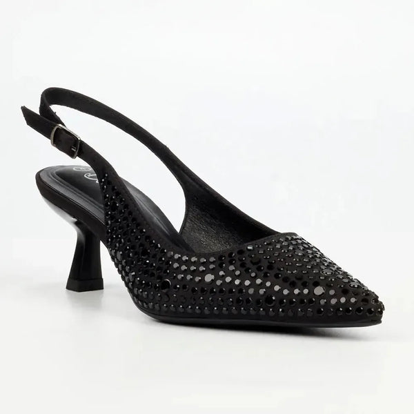 Butterfly Feet Estella Kitten 1 Heel - Black