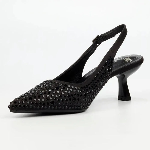 Butterfly Feet Estella Kitten 1 Heel - Black