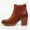 Butterfly Feet Esther 7 Gusset Ankle Boot - Tan