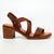 Butterfly Feet Imelda 1 Block Heel Sandals - Chocolate