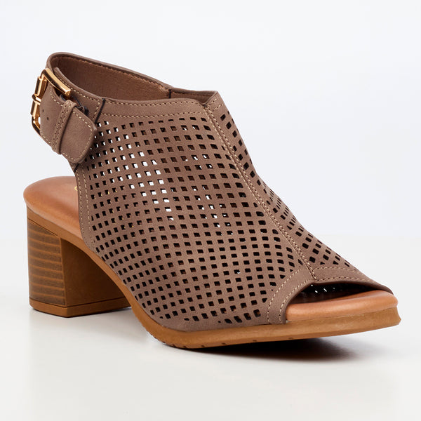 Butterfly Feet Indra Heel - Chocolate