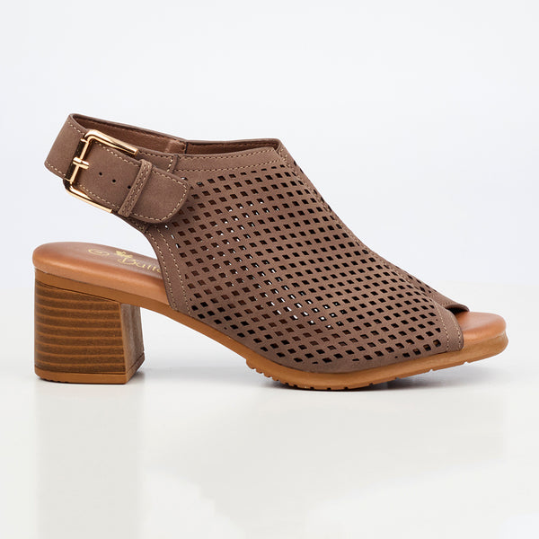 Butterfly Feet Indra Heel - Chocolate