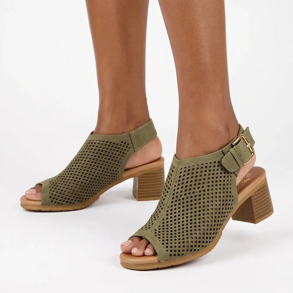 Butterfly Feet Indra Heel - Olive