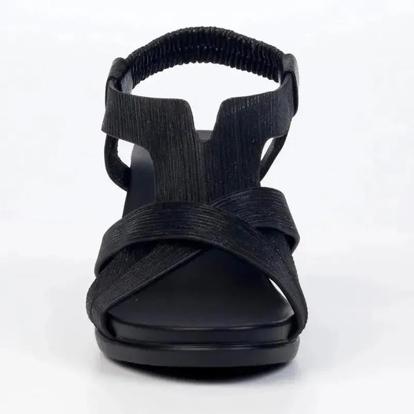 Butterfly Feet Katia 1 - Wedge Sandal - Black