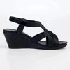 Butterfly Feet Katia 1 - Wedge Sandal - Black